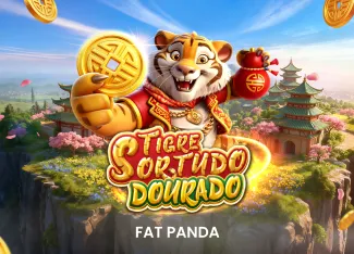 FatPanda : Tigre Sortudo Dourado - MOTO128
