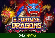 Spadegaming : 5 Fortune Dragons - MOTO128